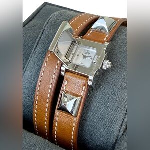 HERMES MEDOR MINI DOUBLE TOUR WATCH/BEACELET